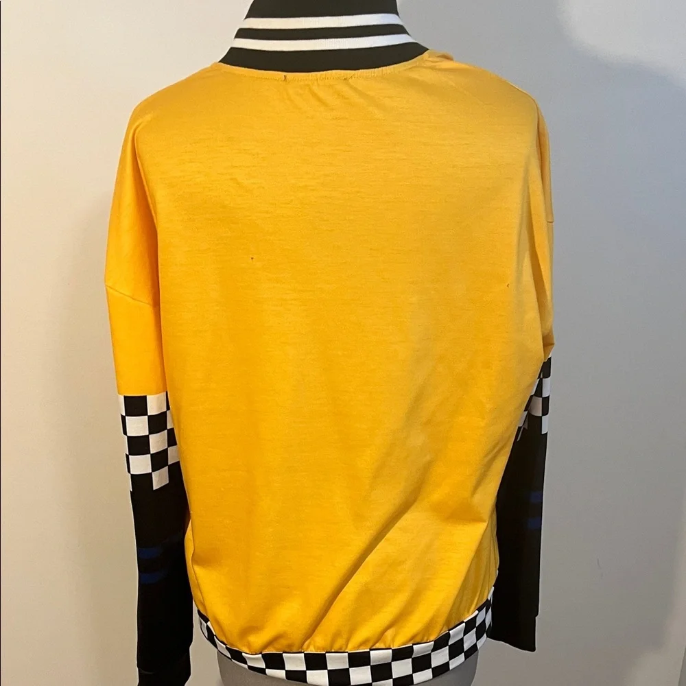 SHEIN Black and White Striped Taxi Jacket - Picture 4 of 7